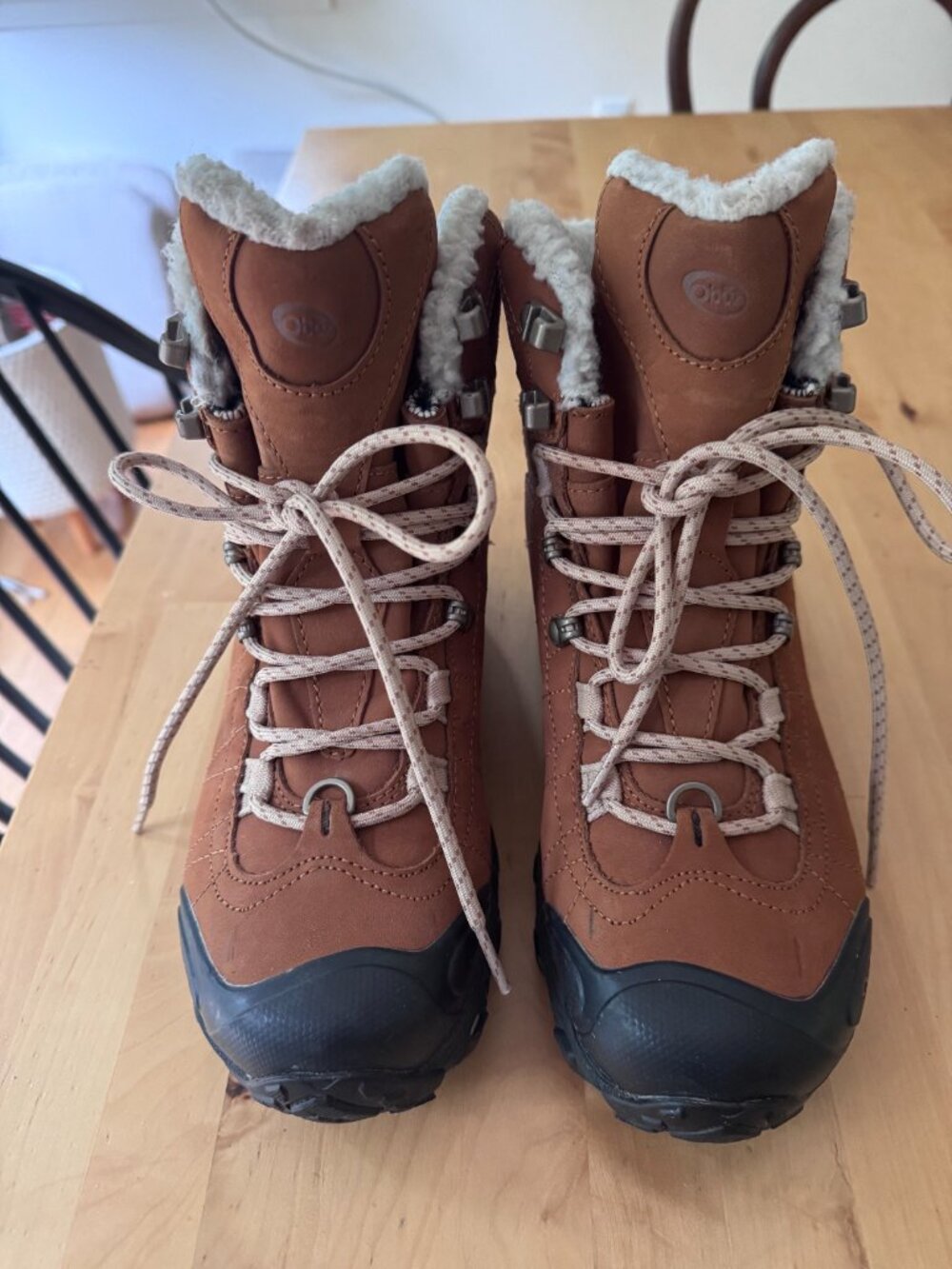 Oboz Bridger 7" Insulated B-Dry Winter Snow Boots Tan Brown